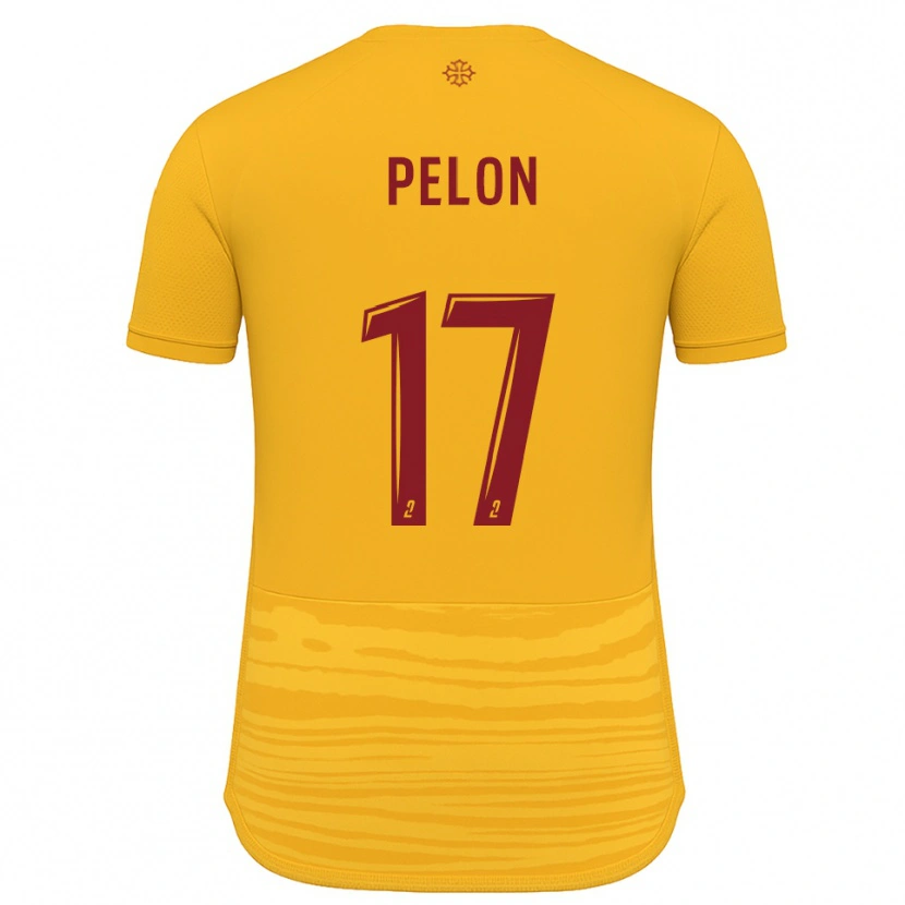 Danxen Kinder Aurélien Pelon #17 Orange Burgunder Auswärtstrikot Trikot 2025/26 T-Shirt Österreich