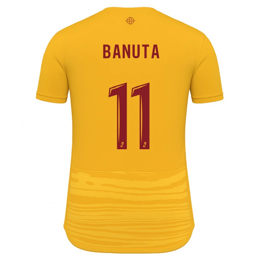 Danxen Kinder Anna Banuta #11 Orange Burgunder Auswärtstrikot Trikot 2025/26 T-Shirt Österreich