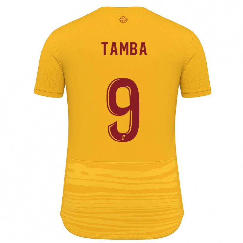 Danxen Kinder Adama Tamba #9 Orange Burgunder Auswärtstrikot Trikot 2025/26 T-Shirt Österreich