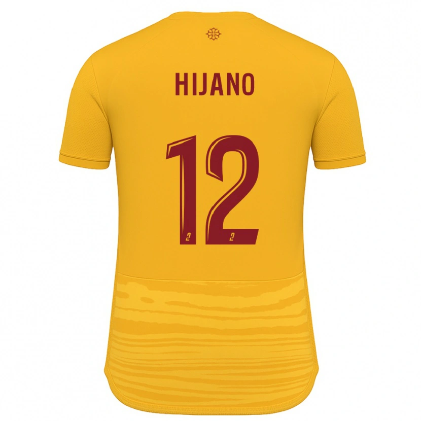 Danxen Kinder Noa Hijano #12 Orange Burgunder Auswärtstrikot Trikot 2025/26 T-Shirt Österreich