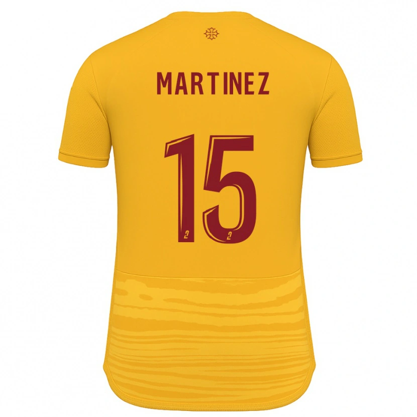 Danxen Kinder Jorys Martinez #15 Orange Burgunder Auswärtstrikot Trikot 2025/26 T-Shirt Österreich