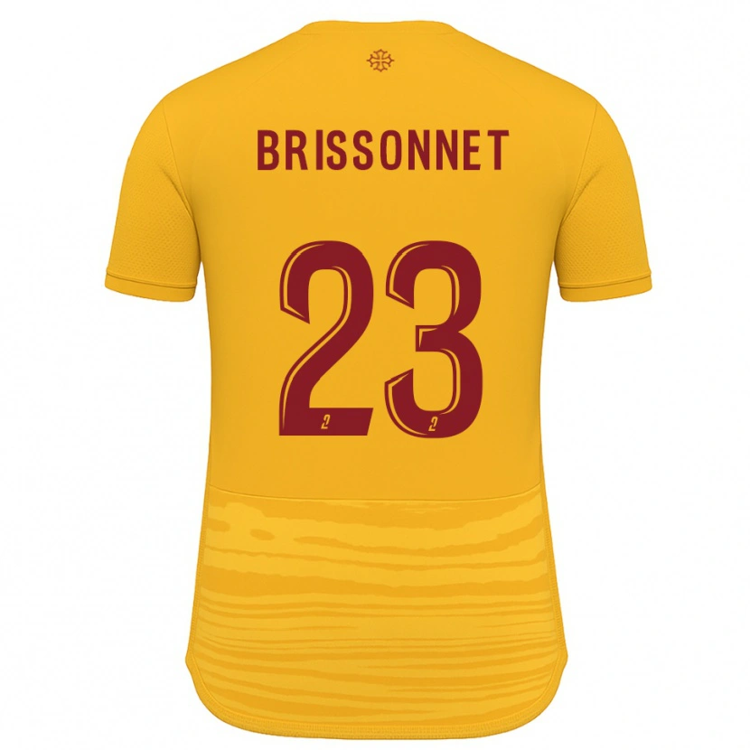 Danxen Kinder Tiphaine Brissonnet #23 Orange Burgunder Auswärtstrikot Trikot 2025/26 T-Shirt Österreich