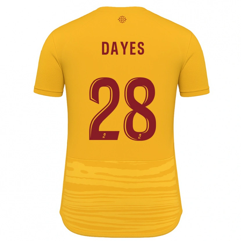 Danxen Kinder Mikayla Dayes #28 Orange Burgunder Auswärtstrikot Trikot 2025/26 T-Shirt Österreich