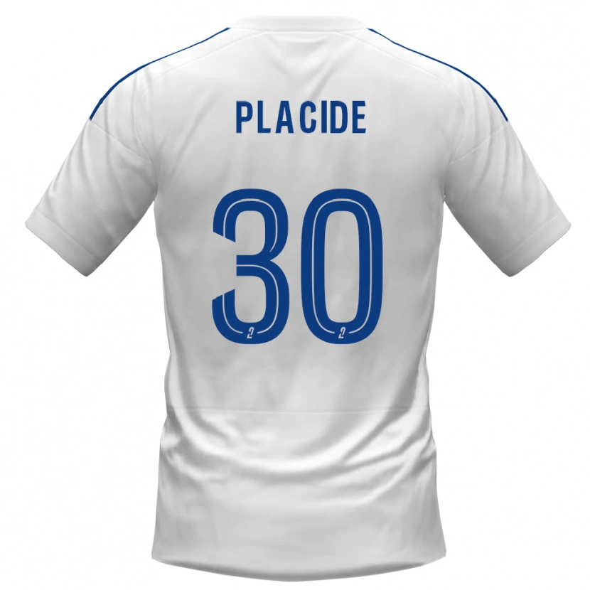Danxen Kinder Johny Placide #30 Weiß Blau Auswärtstrikot Trikot 2025/26 T-Shirt Österreich