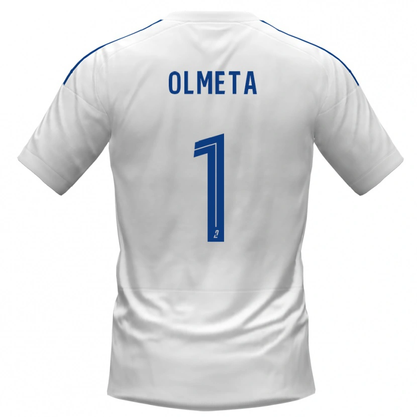 Danxen Kinder Lisandru Olmeta #1 Weiß Blau Auswärtstrikot Trikot 2025/26 T-Shirt Österreich