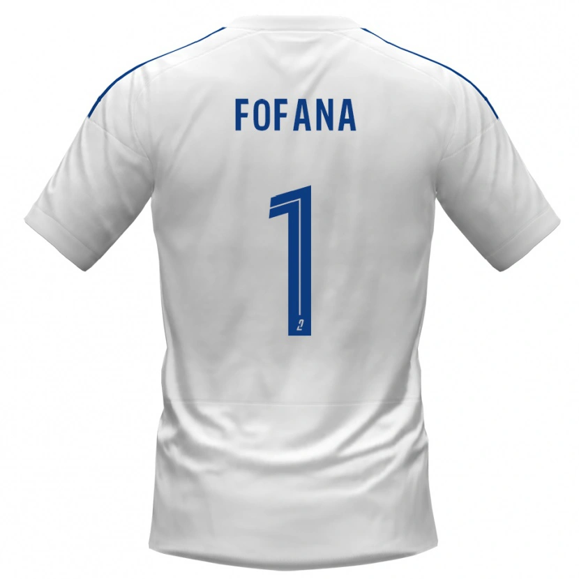 Danxen Kinder Cheik Fofana #1 Weiß Blau Auswärtstrikot Trikot 2025/26 T-Shirt Österreich