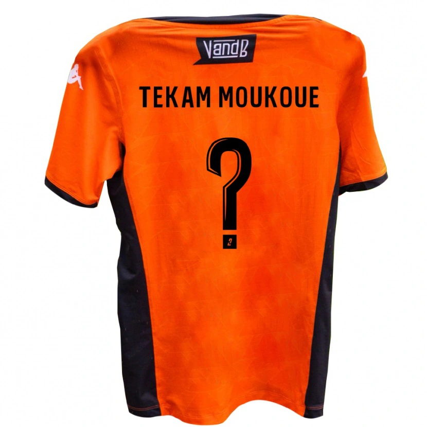 Danxen Kinder Joachim Tekam Moukoue #0 Weiß Schwarz Auswärtstrikot Trikot 2025/26 T-Shirt Österreich