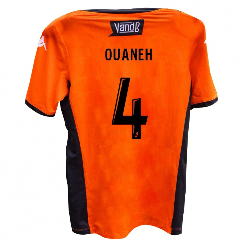 Danxen Kinder Peter Ouaneh #4 Weiß Schwarz Auswärtstrikot Trikot 2025/26 T-Shirt Österreich