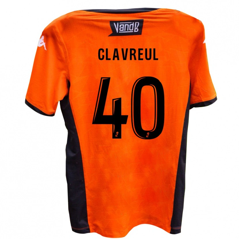 Danxen Kinder Ethan Clavreul #40 Weiß Schwarz Auswärtstrikot Trikot 2025/26 T-Shirt Österreich