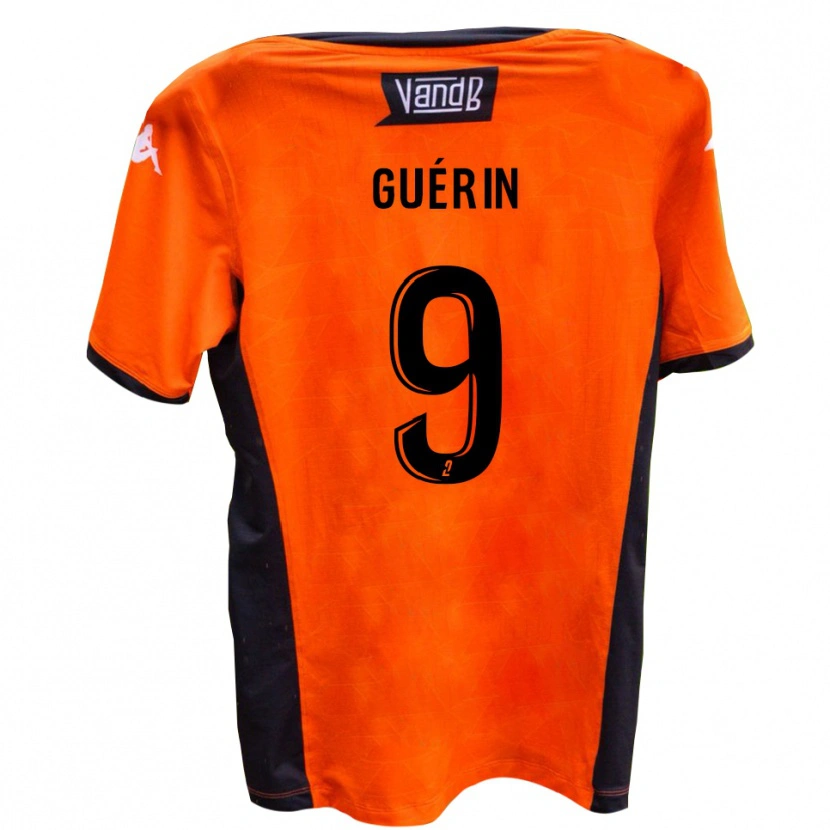 Danxen Kinder Nolan Guérin #9 Weiß Schwarz Auswärtstrikot Trikot 2025/26 T-Shirt Österreich