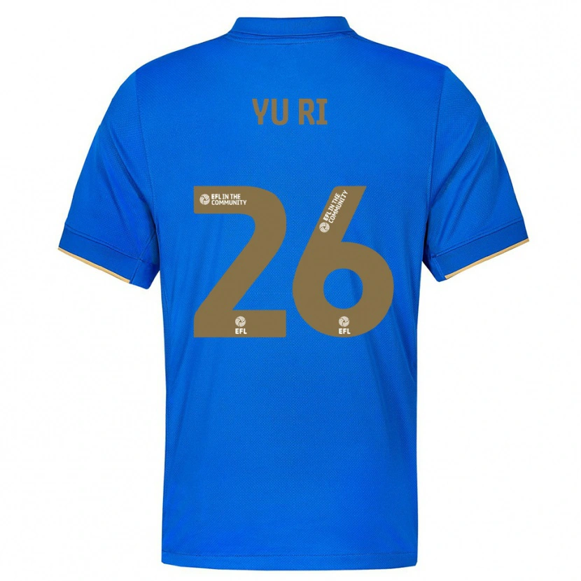 Danxen Herren Choe Yu-Ri #26 Blau Gold Heimtrikot Trikot 2025/26 T-Shirt Österreich