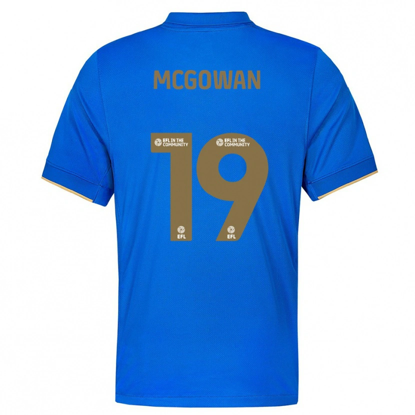 Danxen Herren Tegan Mcgowan #19 Blau Gold Heimtrikot Trikot 2025/26 T-Shirt Österreich