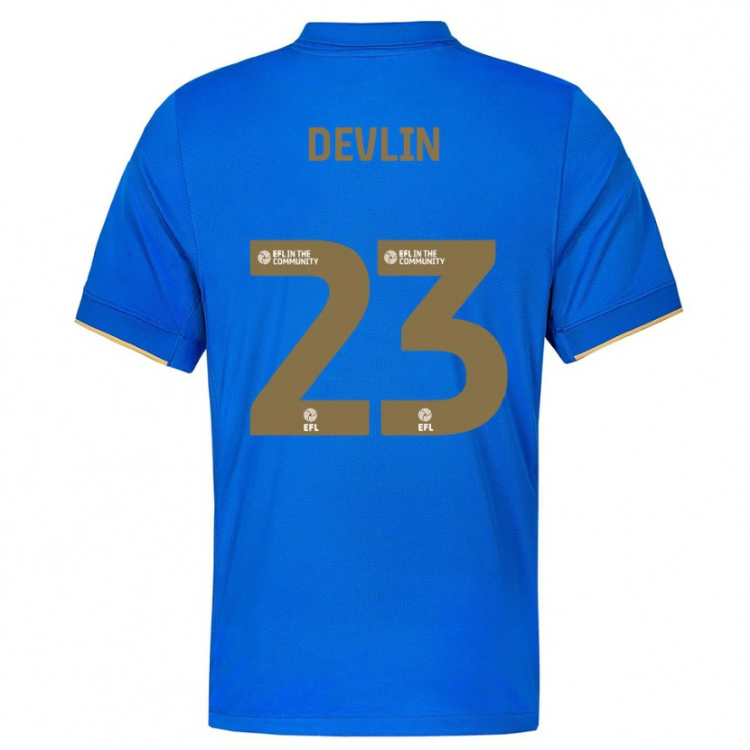 Danxen Herren Charlotte Devlin #23 Blau Gold Heimtrikot Trikot 2025/26 T-Shirt Österreich