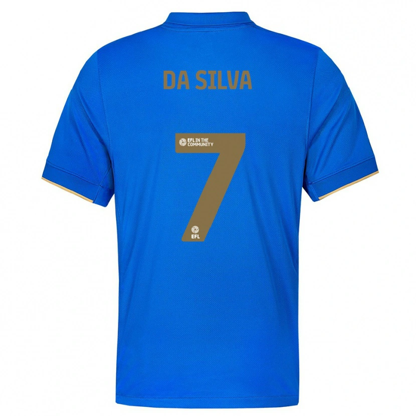 Danxen Herren Alezandro Da Silva #7 Blau Gold Heimtrikot Trikot 2025/26 T-Shirt Österreich