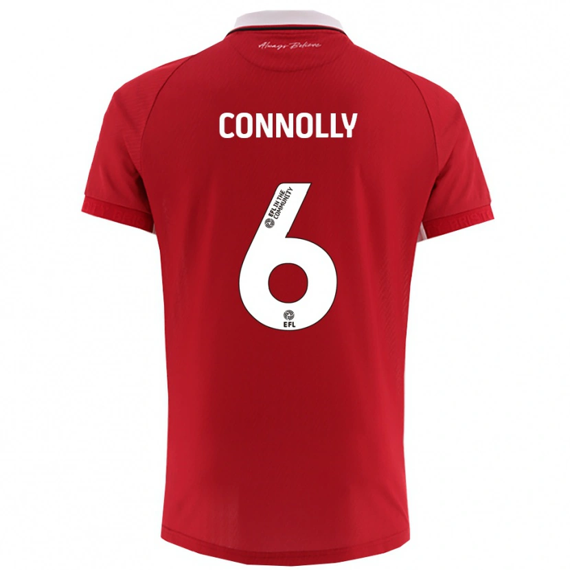 Danxen Herren Megan Connolly #6 Rot Weiß Heimtrikot Trikot 2025/26 T-Shirt Österreich