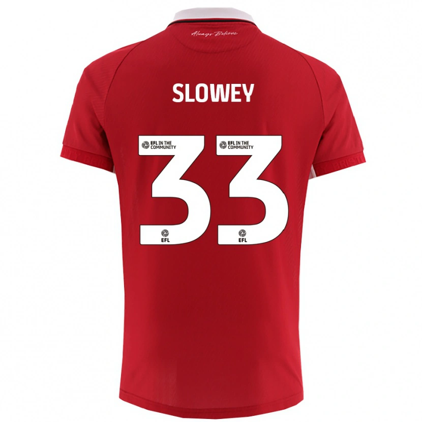 Danxen Herren Josh Campbell-Slowey #33 Rot Weiß Heimtrikot Trikot 2025/26 T-Shirt Österreich