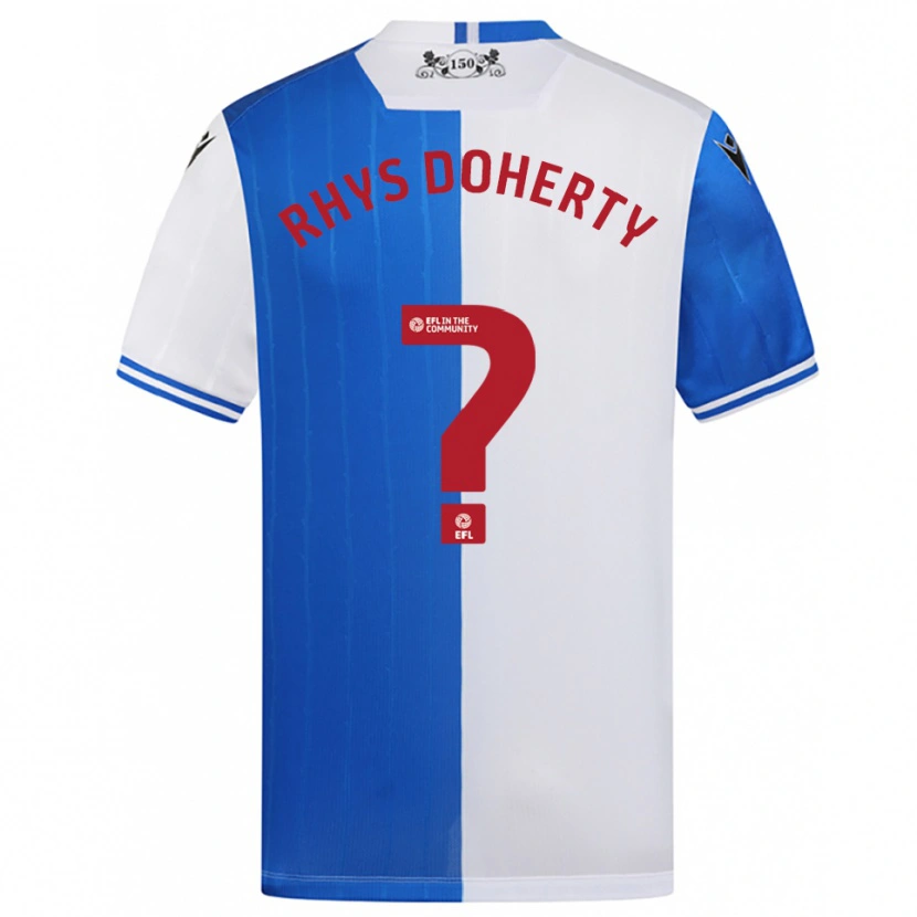 Danxen Herren Rhys Doherty #0 Blau Weiß Heimtrikot Trikot 2025/26 T-Shirt Österreich