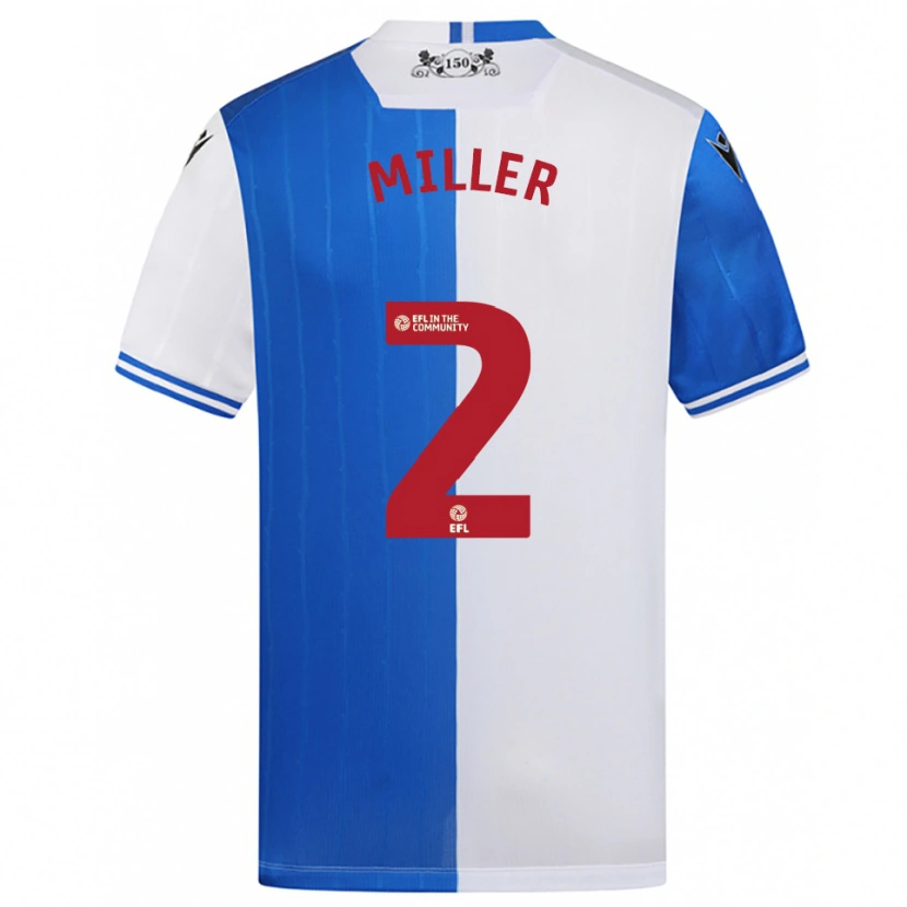 Danxen Herren Lewis Miller #2 Blau Weiß Heimtrikot Trikot 2025/26 T-Shirt Österreich