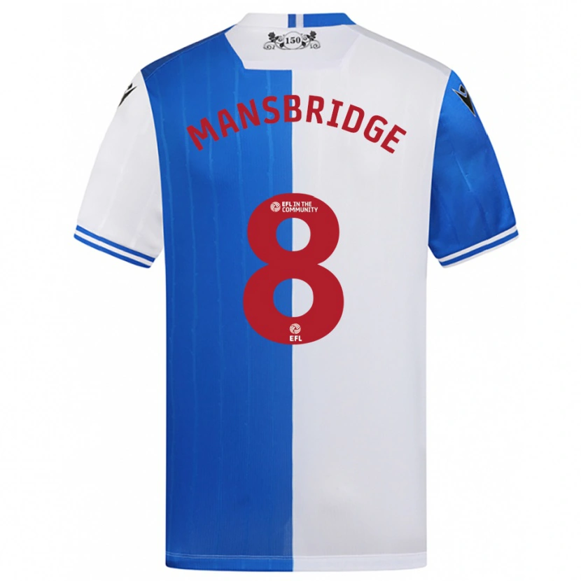Danxen Herren Tyler Mansbridge #8 Blau Weiß Heimtrikot Trikot 2025/26 T-Shirt Österreich