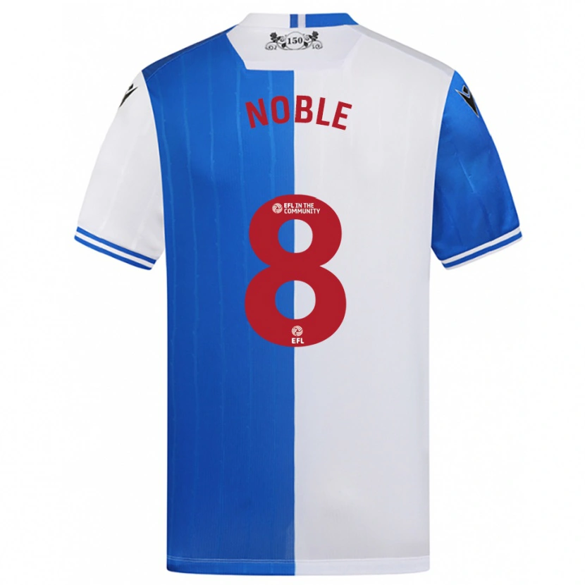 Danxen Herren Ellie Noble #8 Blau Weiß Heimtrikot Trikot 2025/26 T-Shirt Österreich