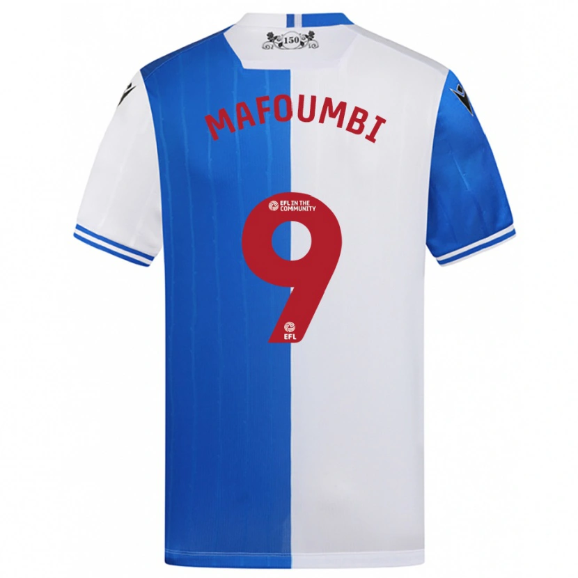 Danxen Herren Exaucé Mafoumbi #9 Blau Weiß Heimtrikot Trikot 2025/26 T-Shirt Österreich