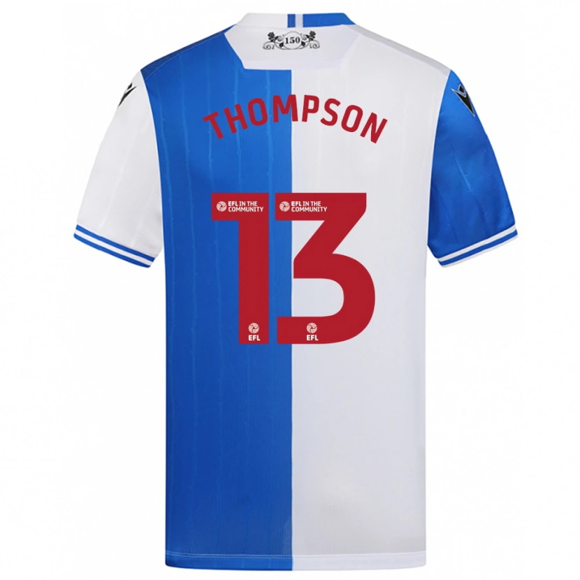 Danxen Herren Luke Thompson #13 Blau Weiß Heimtrikot Trikot 2025/26 T-Shirt Österreich