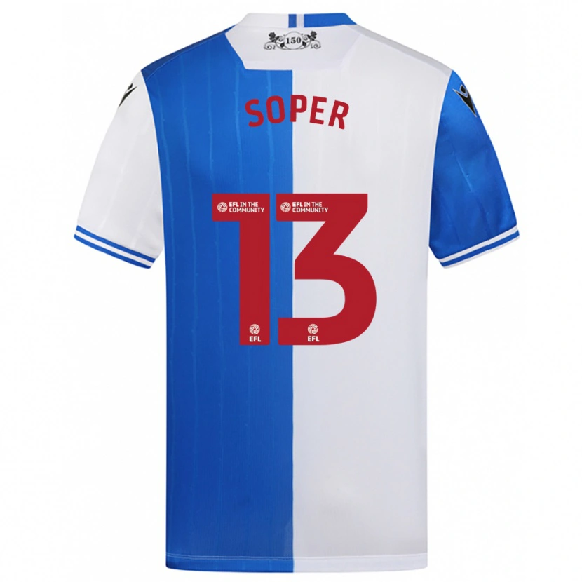 Danxen Herren Poppy Soper #13 Blau Weiß Heimtrikot Trikot 2025/26 T-Shirt Österreich