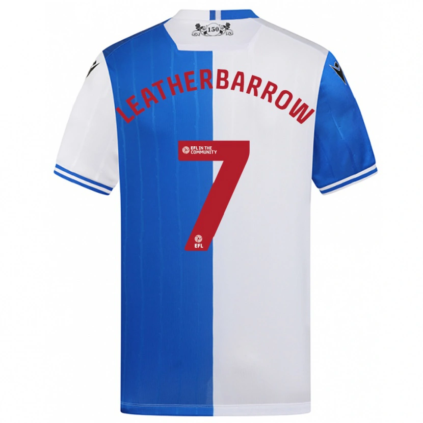 Danxen Herren Freddie Leatherbarrow #7 Blau Weiß Heimtrikot Trikot 2025/26 T-Shirt Österreich
