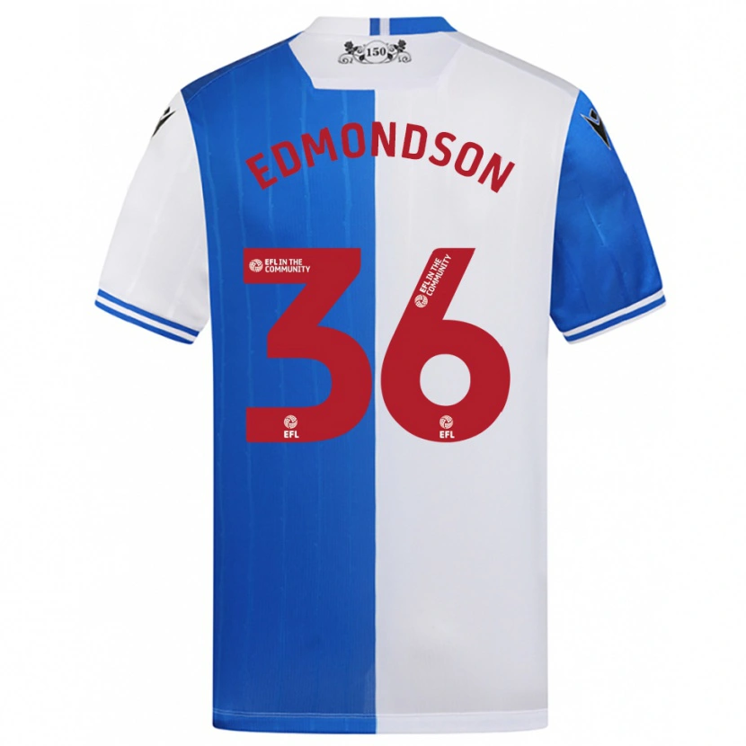 Danxen Herren James Edmondson #36 Blau Weiß Heimtrikot Trikot 2025/26 T-Shirt Österreich