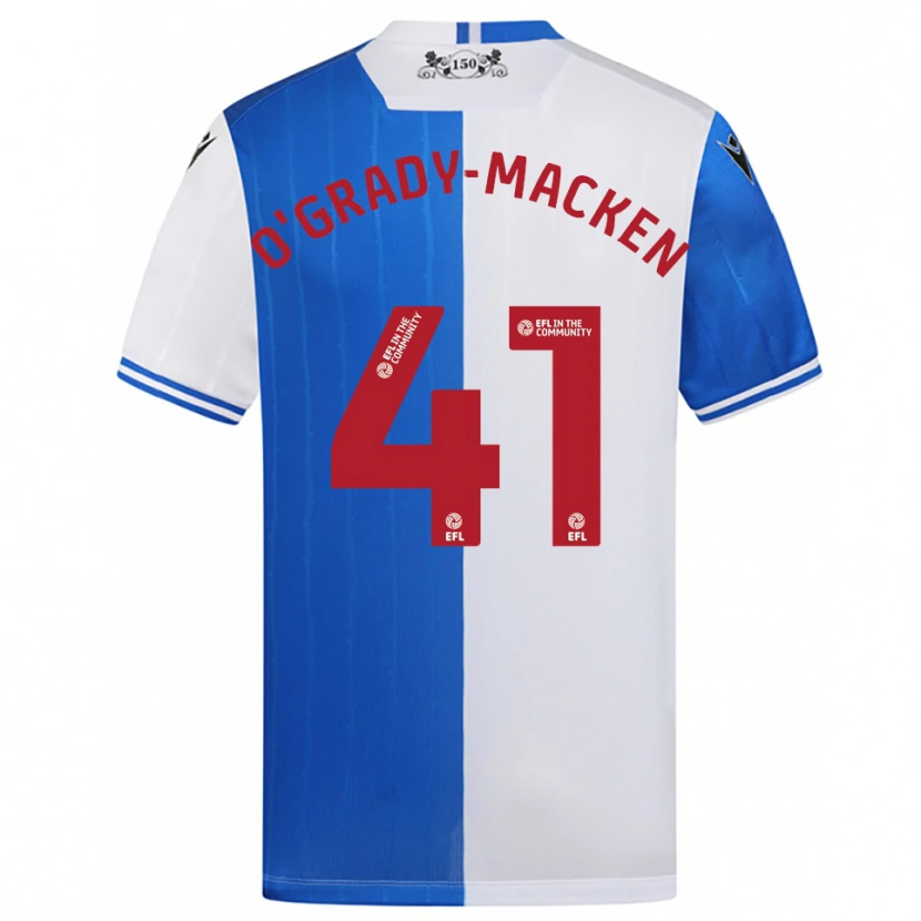 Danxen Herren Harley O'grady-Macken #41 Blau Weiß Heimtrikot Trikot 2025/26 T-Shirt Österreich