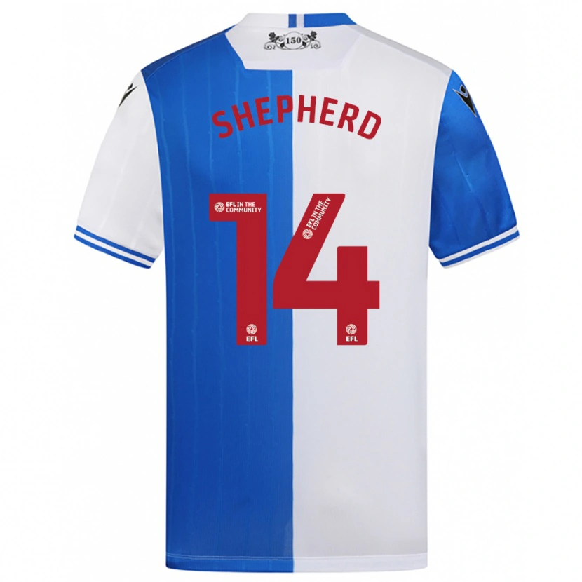 Danxen Herren Lucy Shepherd #14 Blau Weiß Heimtrikot Trikot 2025/26 T-Shirt Österreich