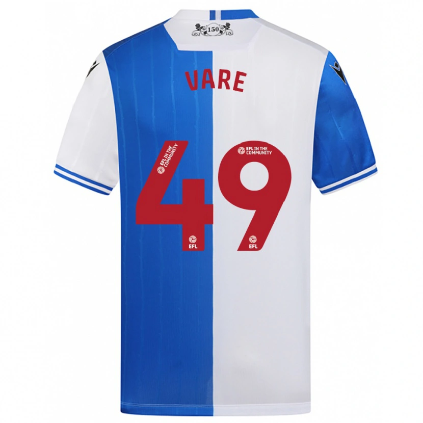 Danxen Herren Frank Vare #49 Blau Weiß Heimtrikot Trikot 2025/26 T-Shirt Österreich