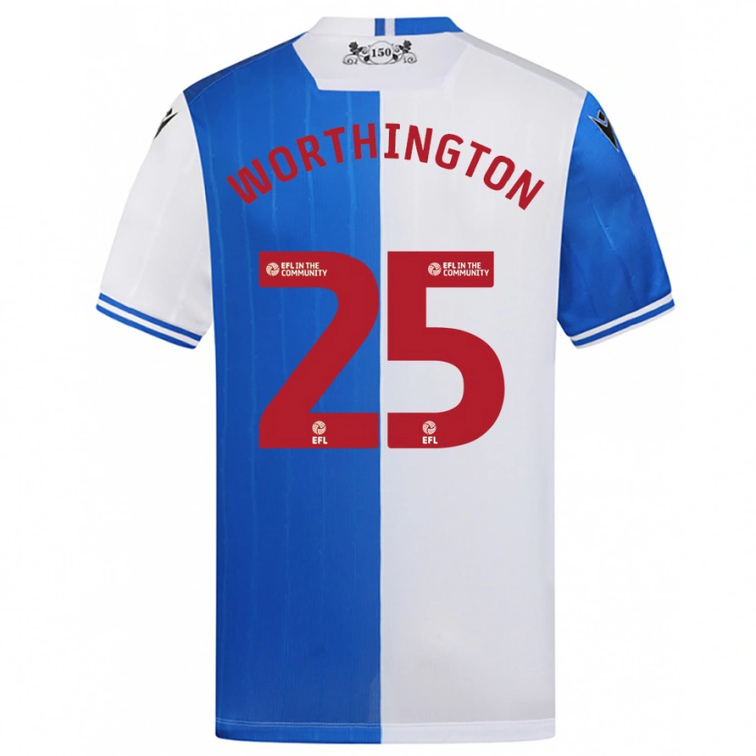Danxen Herren Nicola Worthington #25 Blau Weiß Heimtrikot Trikot 2025/26 T-Shirt Österreich