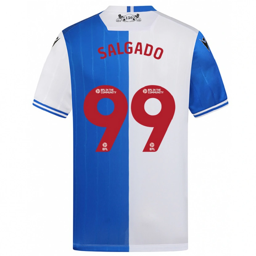 Danxen Herren Shanell Salgado #99 Blau Weiß Heimtrikot Trikot 2025/26 T-Shirt Österreich