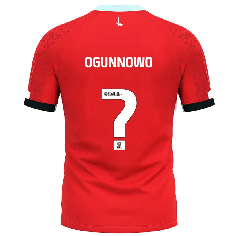 Danxen Herren Joshua Ogunnowo #0 Rot Weiß Heimtrikot Trikot 2025/26 T-Shirt Österreich