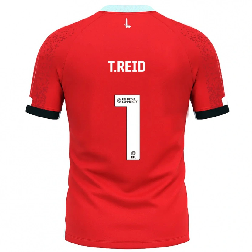 Danxen Herren Tommy Reid #1 Rot Weiß Heimtrikot Trikot 2025/26 T-Shirt Österreich