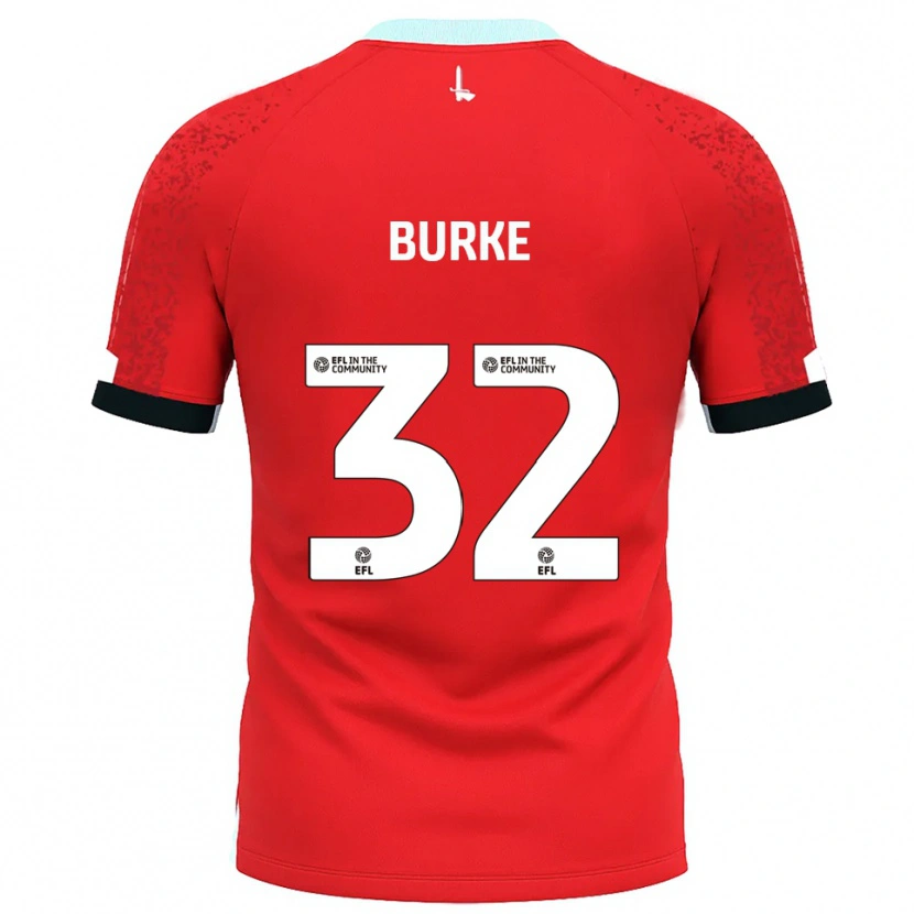 Danxen Herren Reece Burke #32 Rot Weiß Heimtrikot Trikot 2025/26 T-Shirt Österreich