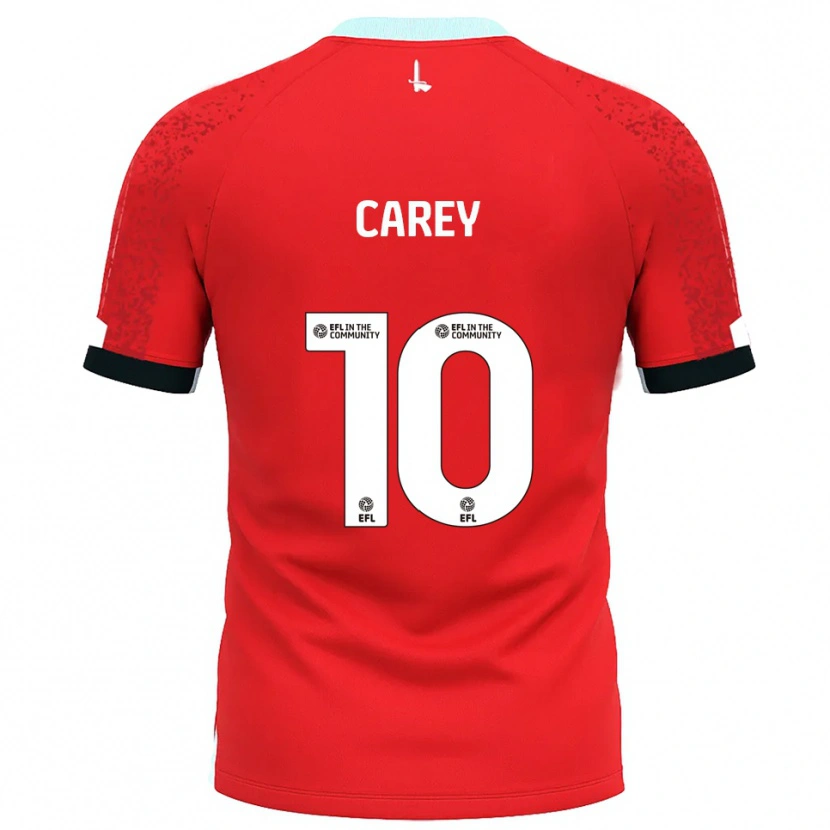 Danxen Herren Sonny Carey #10 Rot Weiß Heimtrikot Trikot 2025/26 T-Shirt Österreich