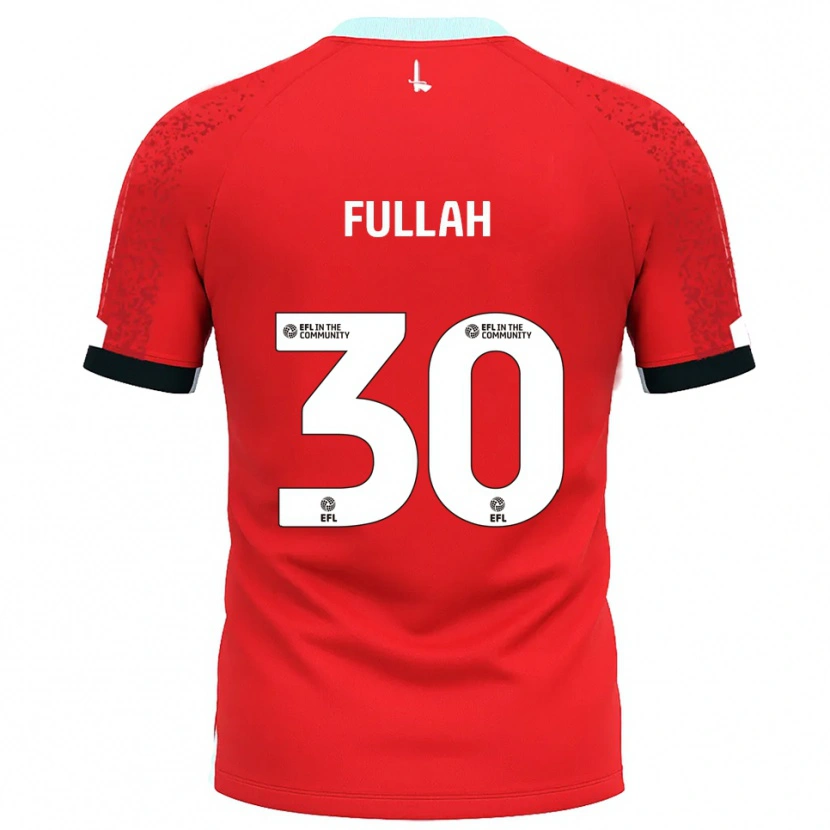 Danxen Herren Ibrahim Fullah #30 Rot Weiß Heimtrikot Trikot 2025/26 T-Shirt Österreich