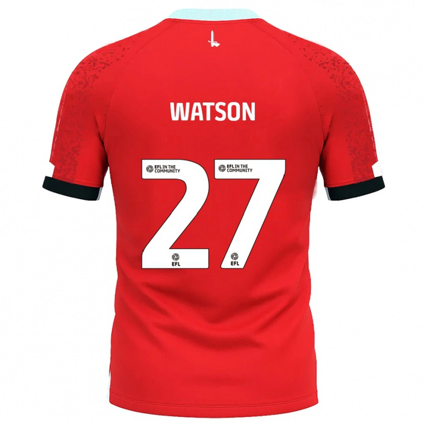 Danxen Herren Tennai Watson #27 Rot Weiß Heimtrikot Trikot 2025/26 T-Shirt Österreich