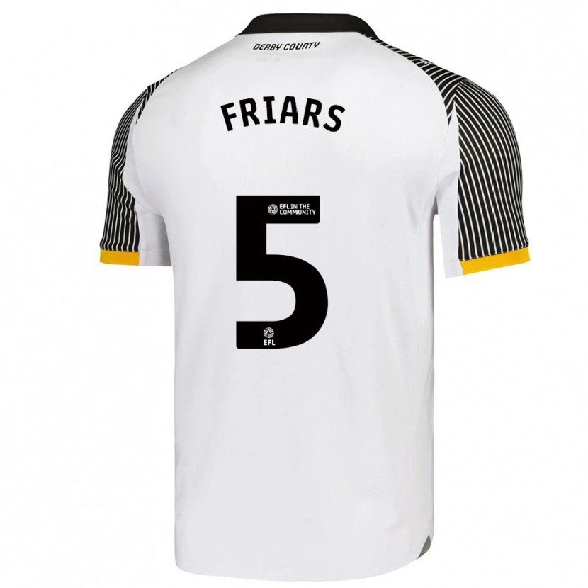 Danxen Herren Alfie Friars #5 Weiß Schwarz Heimtrikot Trikot 2025/26 T-Shirt Österreich