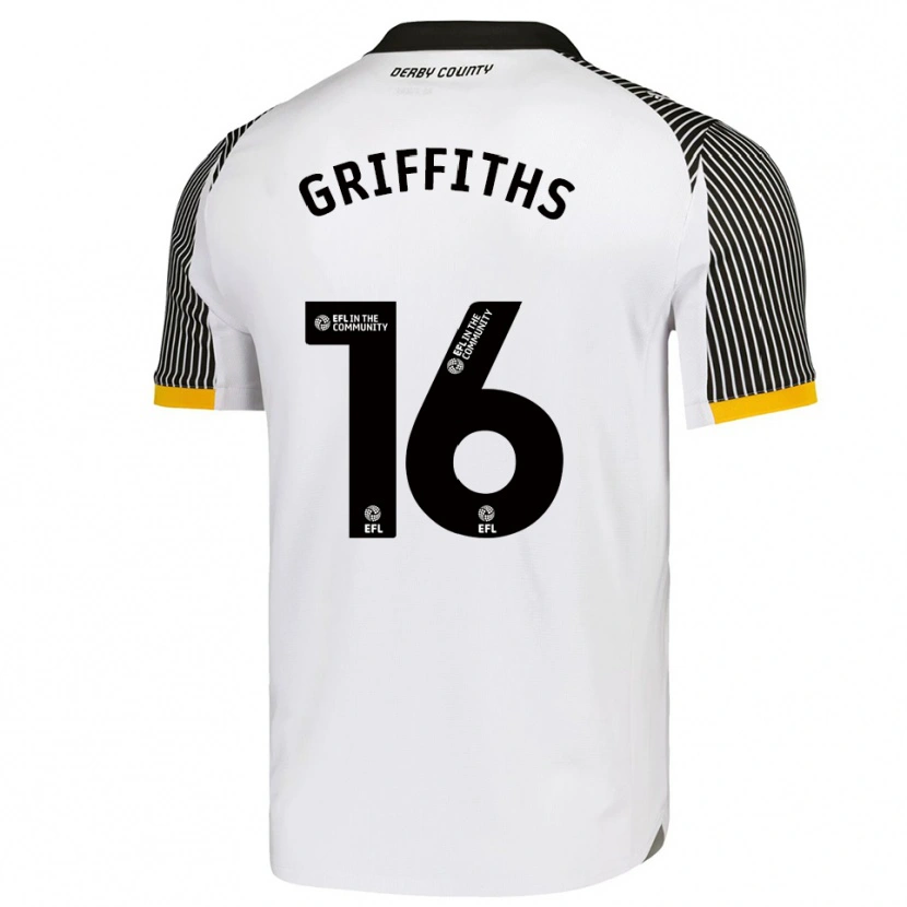 Danxen Herren Euan Griffiths #16 Weiß Schwarz Heimtrikot Trikot 2025/26 T-Shirt Österreich