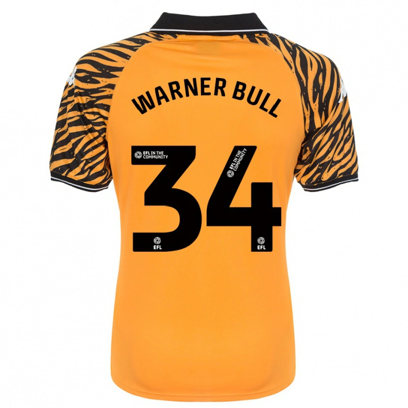 Danxen Herren Lucy Warner-Bull #34 Orange Schwarz Heimtrikot Trikot 2025/26 T-Shirt Österreich