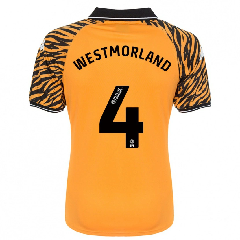 Danxen Herren Emma Westmorland #4 Orange Schwarz Heimtrikot Trikot 2025/26 T-Shirt Österreich