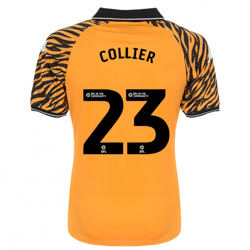 Danxen Herren Holly Johnson-Collier #23 Orange Schwarz Heimtrikot Trikot 2025/26 T-Shirt Österreich