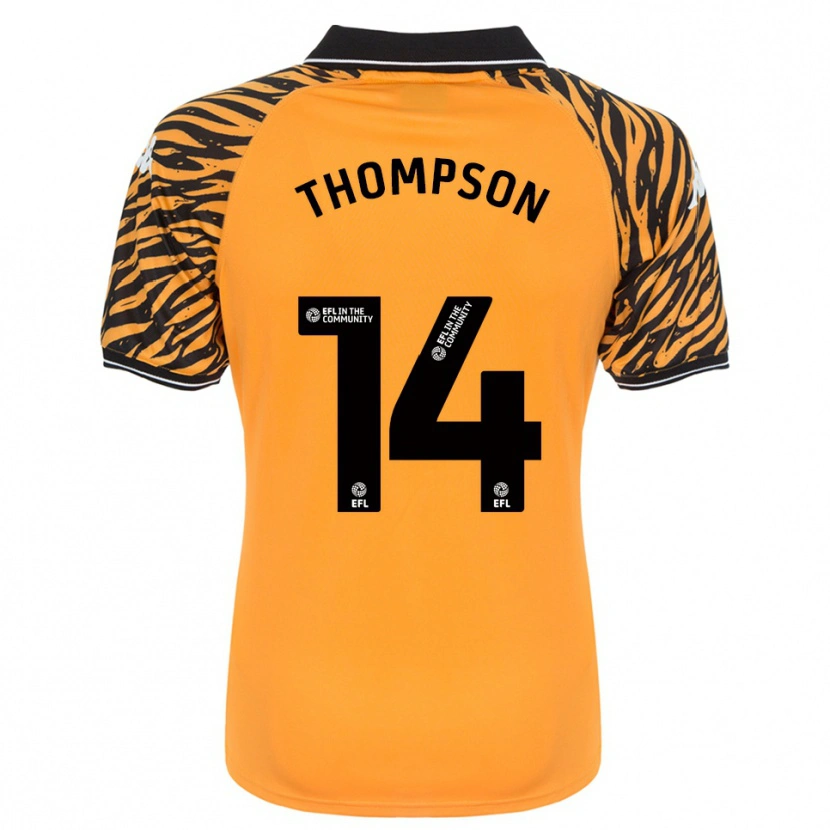 Danxen Herren Katie Thompson #14 Orange Schwarz Heimtrikot Trikot 2025/26 T-Shirt Österreich