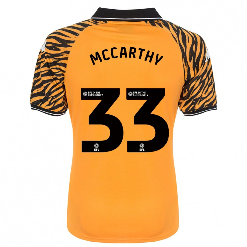 Danxen Herren Cathal Mccarthy #33 Orange Schwarz Heimtrikot Trikot 2025/26 T-Shirt Österreich
