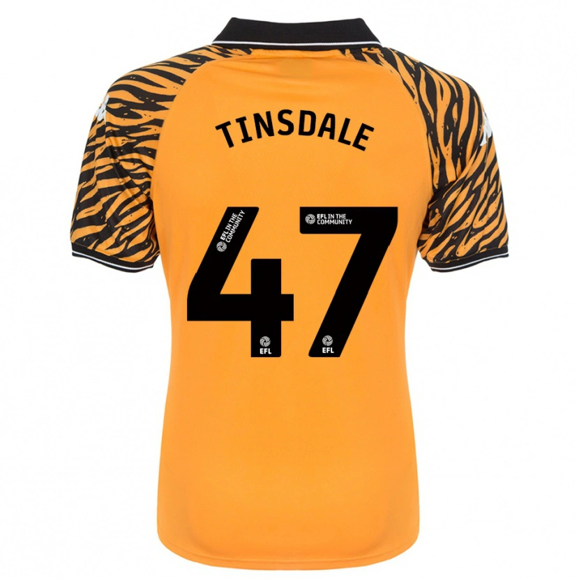 Danxen Herren Nathan Tinsdale #47 Orange Schwarz Heimtrikot Trikot 2025/26 T-Shirt Österreich