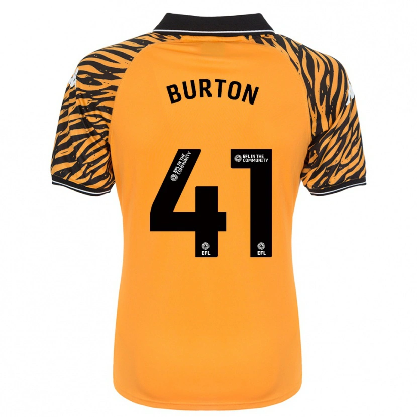 Danxen Herren Jess Burton #41 Orange Schwarz Heimtrikot Trikot 2025/26 T-Shirt Österreich