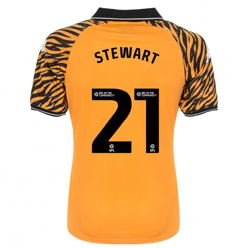 Danxen Herren Alice Stewart #21 Orange Schwarz Heimtrikot Trikot 2025/26 T-Shirt Österreich